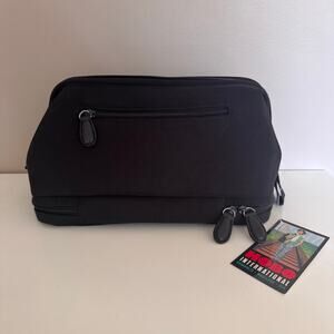 Hobo International Black Dopp Kit Travel Organizer New